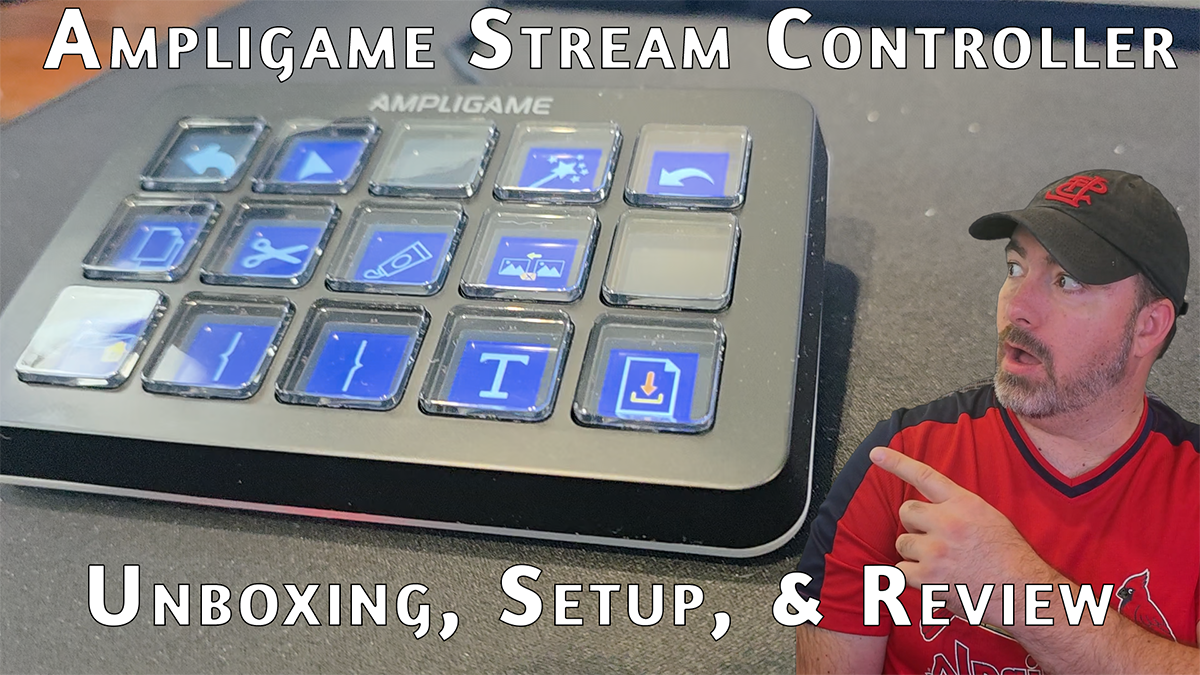 Ampligame Stream Controller Unboxing, Setup, & Review